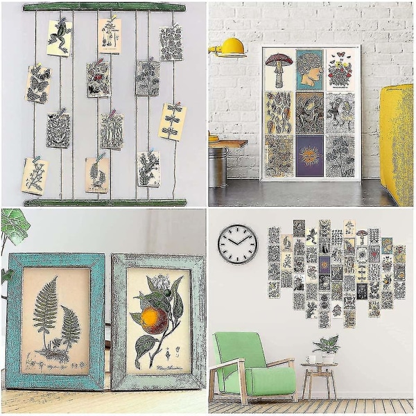 Estetiska bilder 50 st 10x15cm Wall Collage Kit Tarot Card