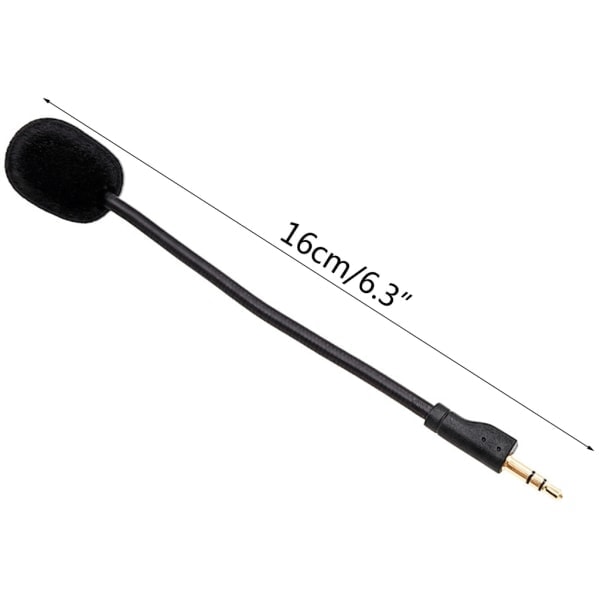 Erstatningsmikrofon til Logitech G PRO / G PRO X trådløst gaming headset, aftagelig mikrofonarm