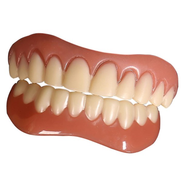 Falsktänder Snap On Instant Smile Faner Kosmetiska tänder Övre och nedre tandproteser (1 set)