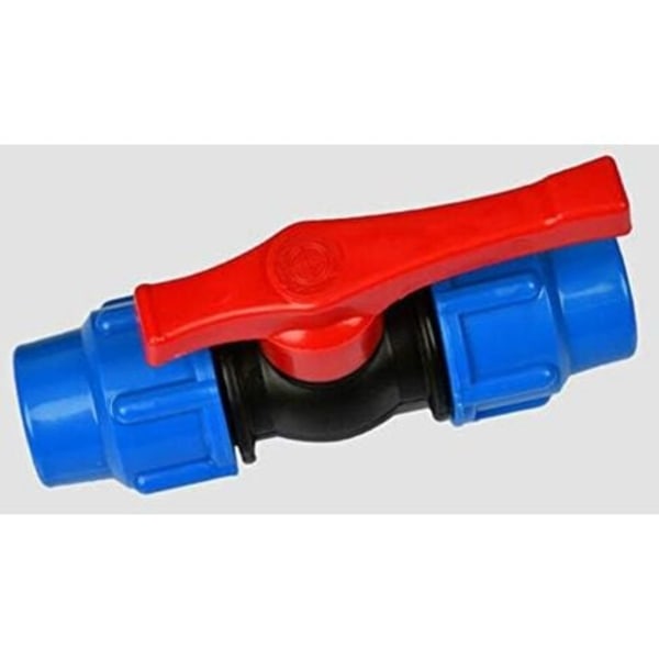 TS-valmis sulkuventtiili polyeteenimuovista tai emäksisestä vesiputkesta 25 mm (25 mm)