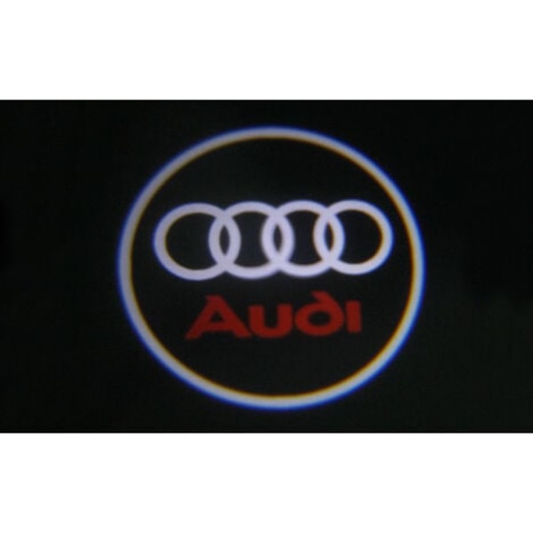 TS-Lämplig för Audi A6L A4L Q3 Q5 A5 Q7 A7 A3 A8 S6 välkomstlampa laserbilprojektionslampa