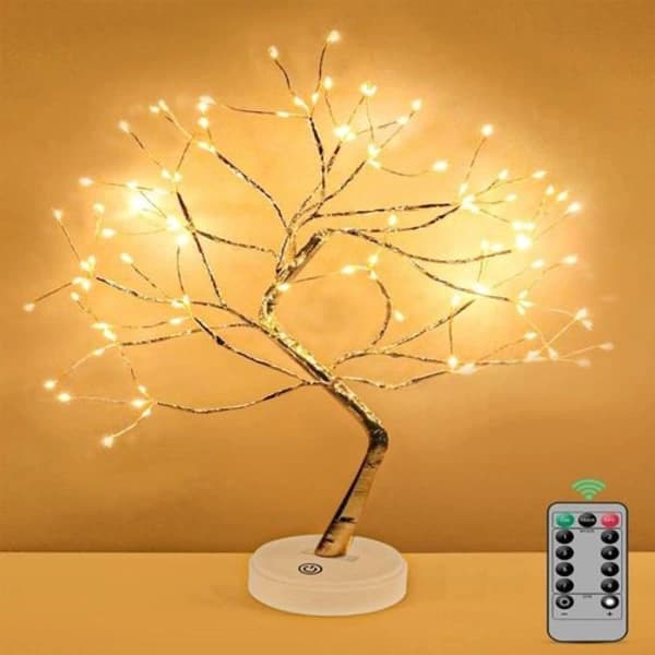 LED-lystre, 108 LED dekorative lampelysgrener 8 moduser LED-tre dimbar LED