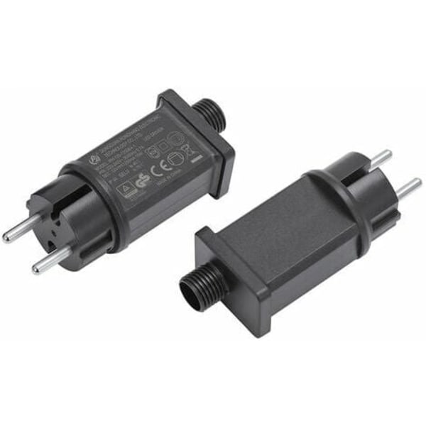 KZQ LED Strømforsyning 12V, LED Transformer IP44 Lavspændings LED Adapter Driver til Julelys, Lysstreng (1 stk)