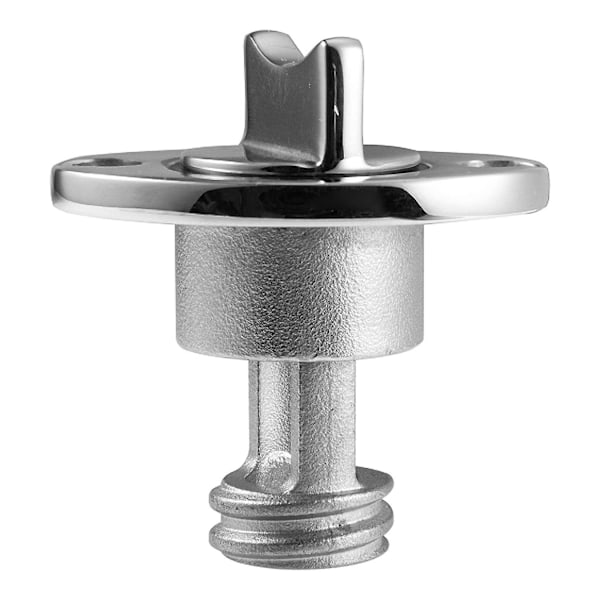 TS-Oval Garboard Dreneringsplugg Marine 316 Rustfritt Stål Dreneringsplugg Passer 1 Tommers Hull Båt Akterspeil Drenering