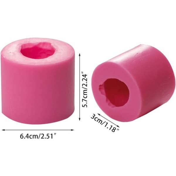 1 3D Pöllömuotti, Sylinterimäinen Silikonimuotti