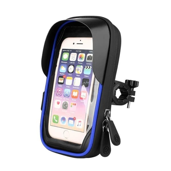 Vanntett Mobilholder for Sykkel - Festes på sykkelstyret
