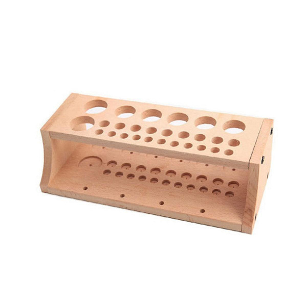 Tool Rack DIY Leather Tool Rack Leather Art Pressure Wax Line Storage Box Solid Wood Tool Storage B