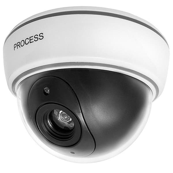 Valvontakameran jäljitelmä - Dummy-kamera LED-valolla