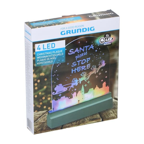 TS-Grundig Xmas LED Juleplade