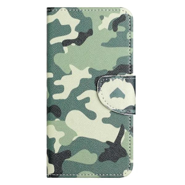 For iPhone 16 Case Pattern Printing PU Leather Wallet Phone Case Stand Viewing
