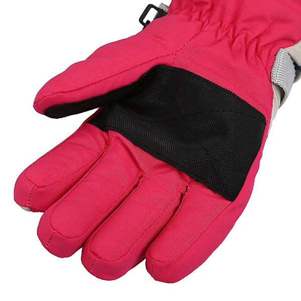 Vinterhansker for barn Gutter Skis hansker Varme hansker for jenter med fleecefôr Vanntett beskyttende skihansker Sport hansker 4-14 år