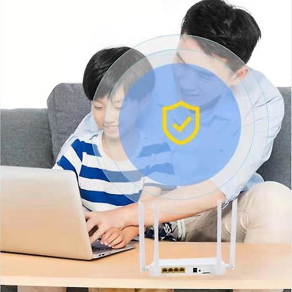 4G LTE WiFi-router med 300 Mbit/s, Cat4, 32 brugere, RJ45 WAN/LAN, trådløst modem, EU-stik