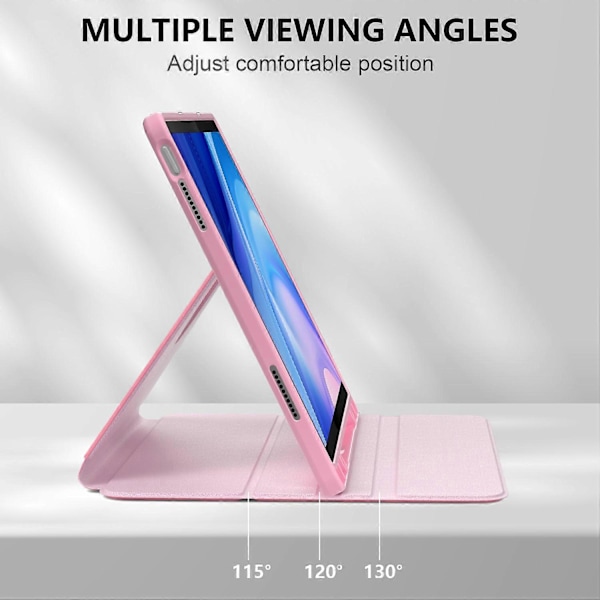 Etui til Lenovo Tab P12 TB371FC Læder+Akryl+TPU Stativ Tabletskydd med Auto Vække/Sove