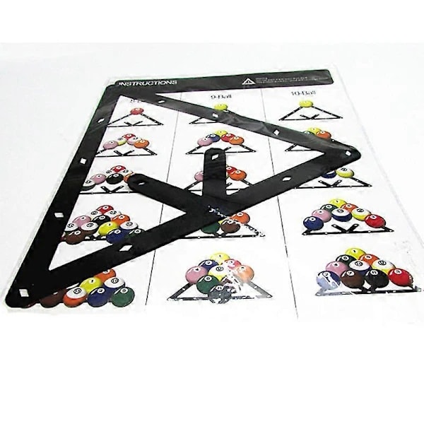 Billard Magic Rack Holder Ark Pool Cue Holdbare Tilbehør Sort Til 8 9 Ball Nine Ball