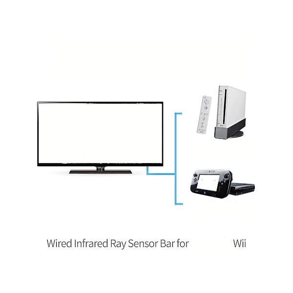 TS-For Sensor Bar Kablet Mottaker Ir Signal Ray Usb Plugg Erstatning For Nitendo Fjernkontroll