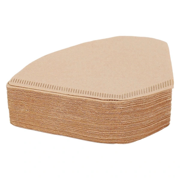 100 st Kaffefilter Engångs Kon Papper Kaffefilter 4-6 Koppar