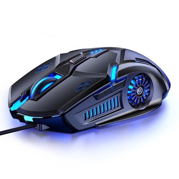 Gaming mus med LED / Computermus - G5 sort 148