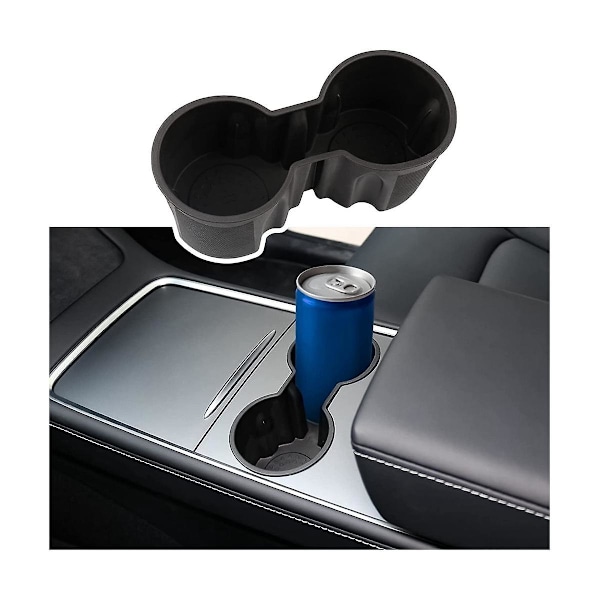 TS-For Model Y Model 3 2023 2022 2021 Auton keskikonsolin mukitelineen lisävarusteet