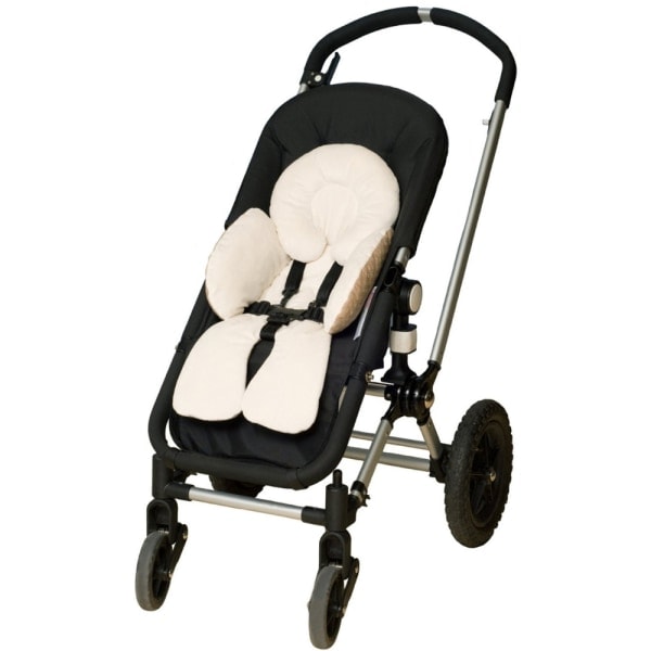 Babyvagns Sittdynor Axelvaddar Remmar Nackskydd Khaki