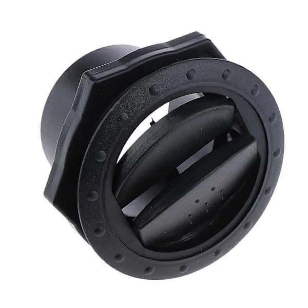RV Båt Interiør Side Tak Luftutløp Ventilasjon Utløp Svart 70x45mm
