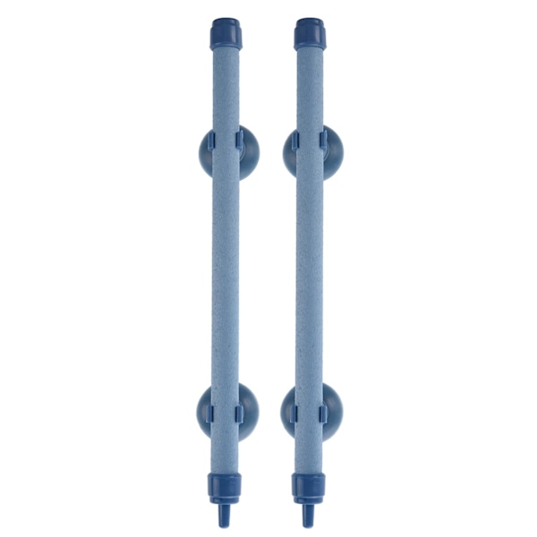 TS-2x 7 Tommers Luftstein Boblevegg Rør Med 4 Sugekopper For Akvarium