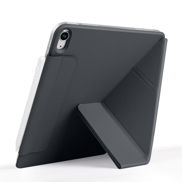 TS-Kunstlæderetui med stativ og magneter til iPad Mini 6 / Mini 2024 - Sort