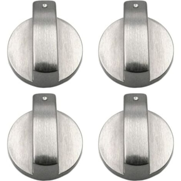 4 st Spisknoppar Gasspisknoppar Metall Gasspisknoppar Gasspisknopp Kontroll Metall Spisknoppar för Kök 6mm