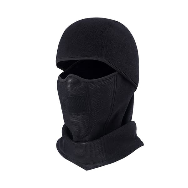 TS-Balaclava / Tuulisuojattu fleecehiihtomaski - Musta