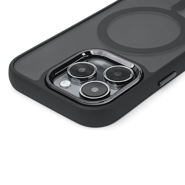 TS-Magnetisk bagcover til iPhone 16 Plus - Sort