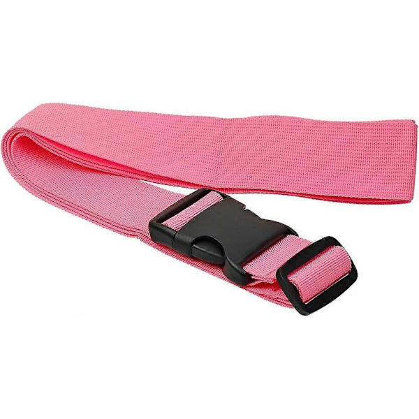 Bagagestropper til kufferter, 4-pak, pink
