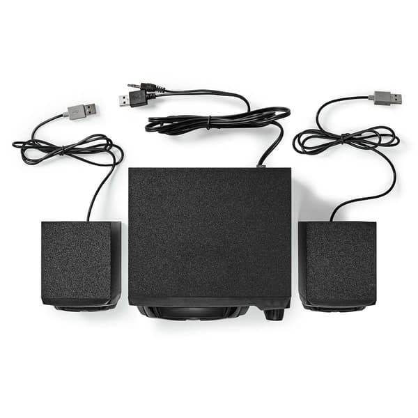 TS-Gaminghøyttalere med subwoofer og RGB-belysning