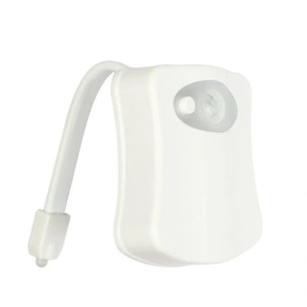 8 farver LED toiletlampe bevægelsessensor natlys