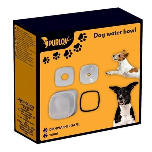 Matskål / Vattenautomat till Hund & Katt / Vattenfontän - 1,5l