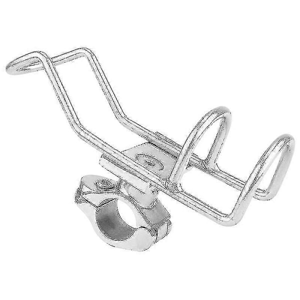 1 stk. Rustfrit Stål 316 Fiske Stang Holder Beslag Pol Bracket Support Klemme På Rækværk Montering 32mm Båd