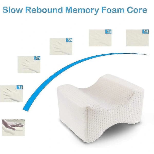 Knæpude til sidesovere Memory Foam Benpude til hoftesmerter