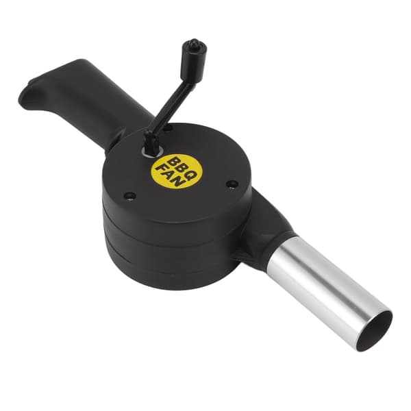 High Temperature Resistant Portable Mini Handheld BBQ Fan Black Easy To Clean