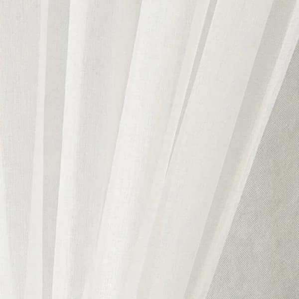 Fransk Dørgardin Altandør/Glassgardin Panel Hvit 64x183cm
