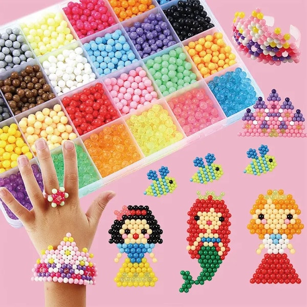 Waterbeads Kit med 3000 bitar i 24 färger