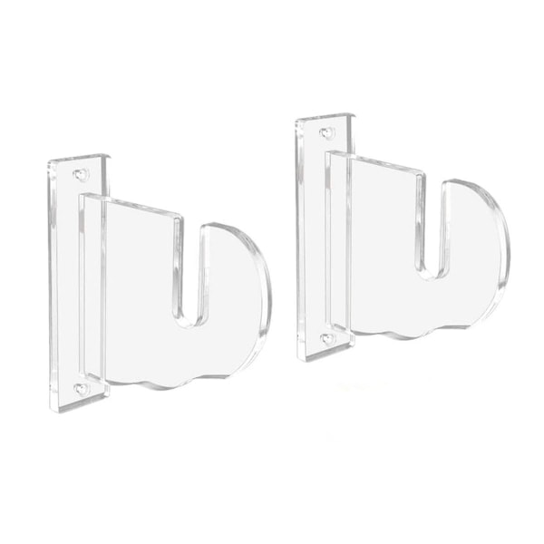 TS-Skateboard Display Rack Holder Snowboard Vægstativ Hænger Skateboard Vægbeslag Transparent