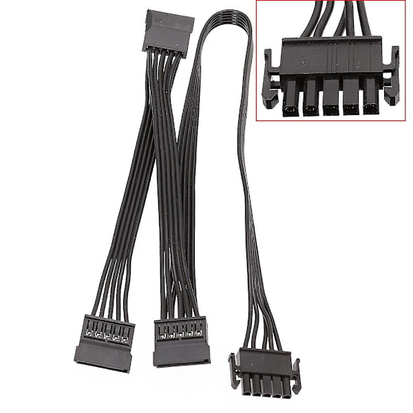 TS-5pin - 3-porttinen Sata-oheisvirtalähdekaapeli Enermaxin modulaariseen virtalähteeseen