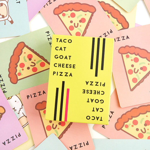 Uusi Taco Cat Goat Cheese Pizza Korttipeli Perhejuhliin Hauska Peli