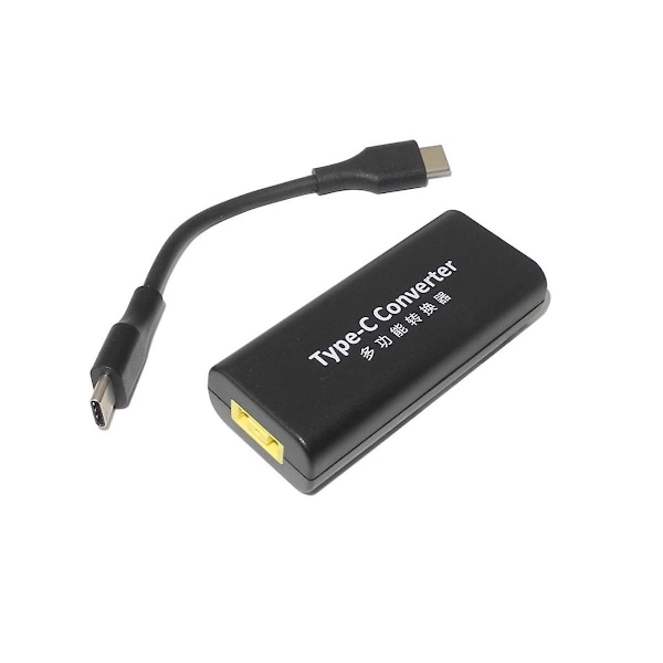 TS-Dc Strømadapter Konverter Firkantet Til Usb Type C Konverter For Laptop Lader