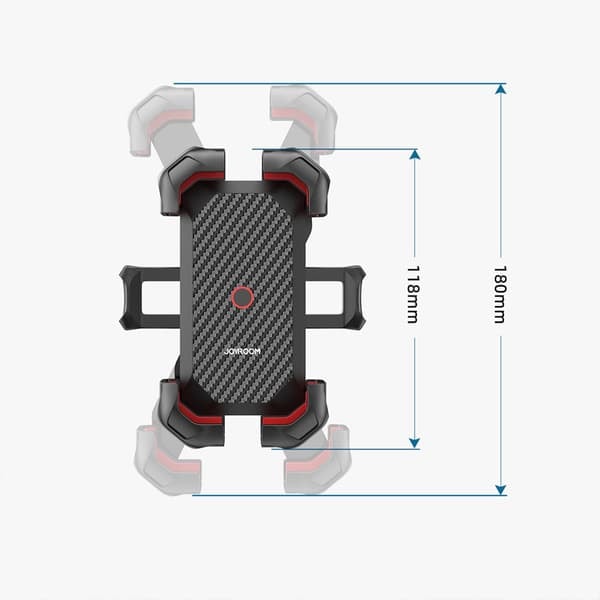 TS-Joyroom Mobilholder til motorcykel - Sort