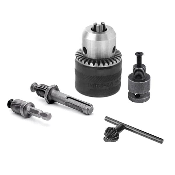 TS-1.5-13mm Konverter 1/2in-20unf Skiftnyckel Borrchuck Gängadapter Sds 1/4in Hex Driver Skiftnyckel Borr