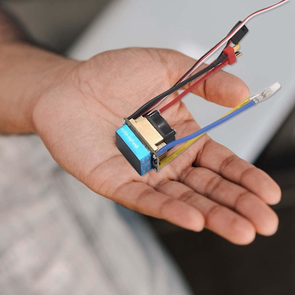 TS-480a Harjattu ESC Yksimoottori Jäähdytyspuhaltimella Vedenkestävä 2-4s 3 Tilaa 5v/3a Bec Rc Autoihin