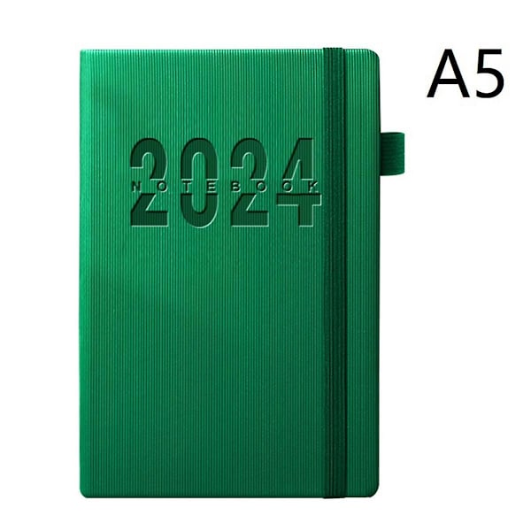 TS-In 2024, Den Dagliga Planeringsboken Är 365 Dagar, Den Dagliga Schemaboken Är En Sida, Och Kontorsmaterialet