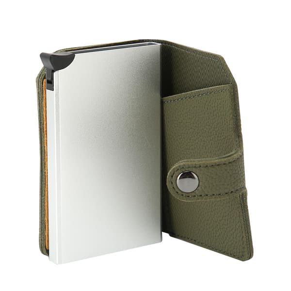 Anti-theft RFID Blocking ID Card Wallet Automatic Pop Up Credit Card Holder