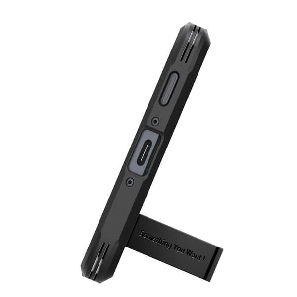 TS-Spigen Tough Armor Skal för Samsung Galaxy A36 5G - Svart