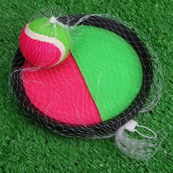 Children's Throw Catch Ball Rubber Practical Interesting Parent-Child Toy Throw Catch Paddle Ball Game