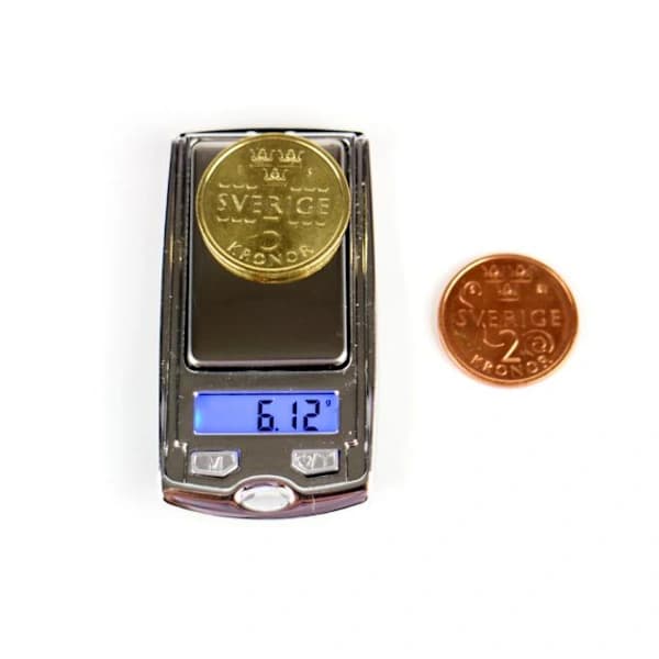 Digital mini scale 0.01g - 200g incl. battery CR2032 pocket scale multi-color multifärg